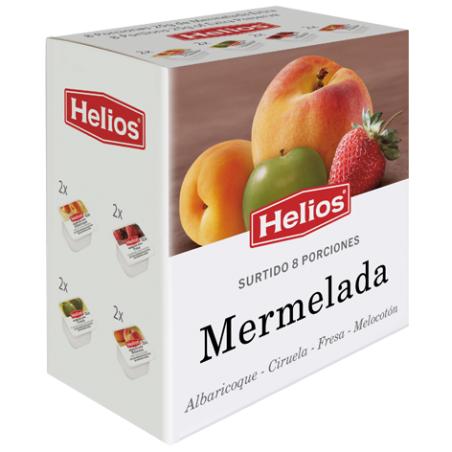 Assortment of 8 portions of extra preserve Assortment of 8 portions of extra preserve