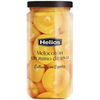 Peach in halves in grape juice