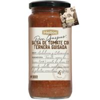 Salsa de Tomate con Ternera Guisada. Receta Tradicional de Don Gaspar