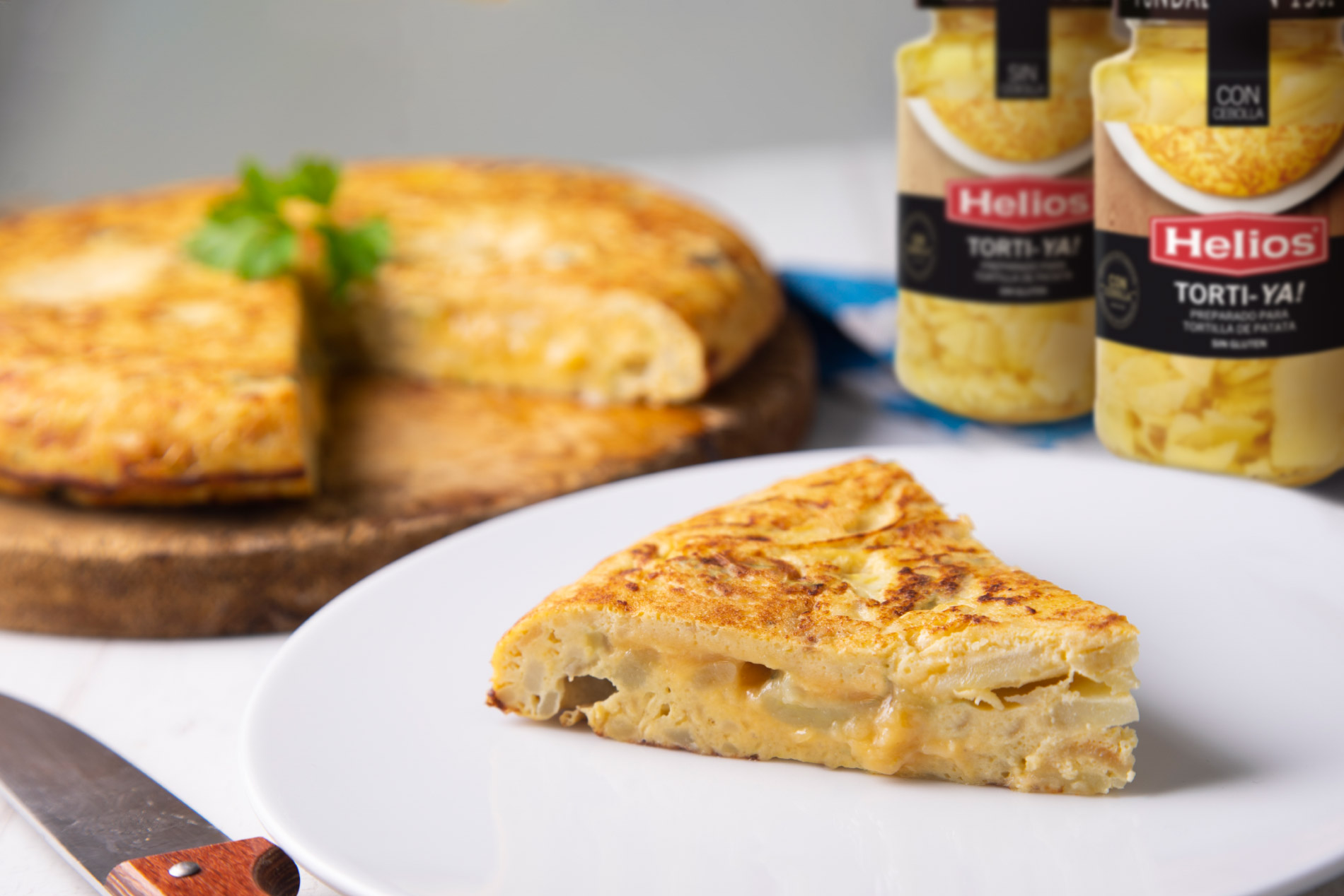 Tortilla de patatas con cebolla o sin cebolla ¿tú de cuál eres? Helios